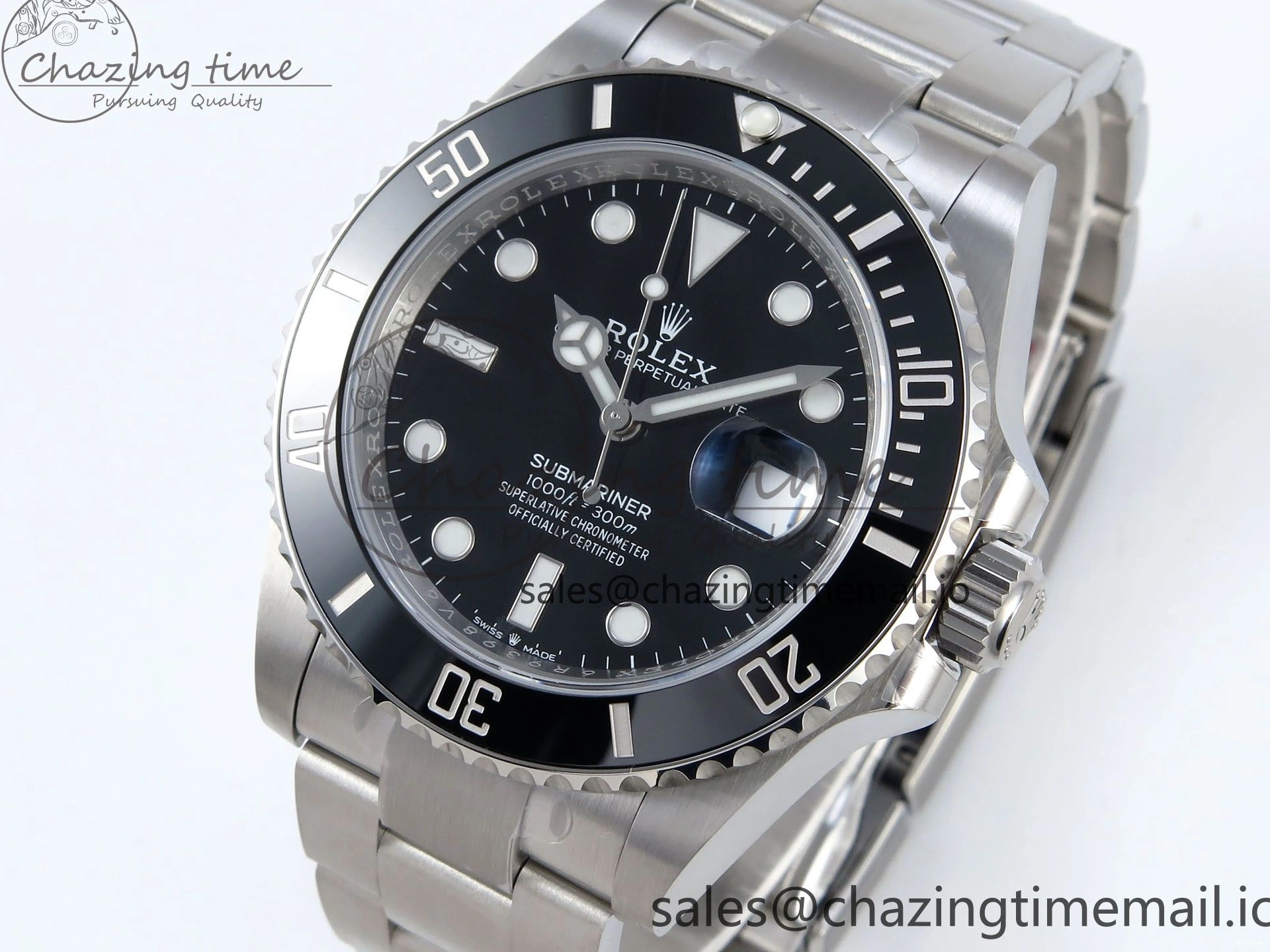 MiroTime 0204 Affordable Submariner 41mm 126610 LN SS ARF 1:1 Best Edition Steel Black Dial 904L SS Oyster Bracelet SH 362
